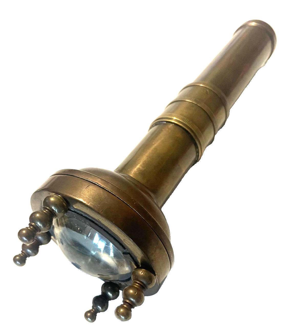 🔥Super Rare Vintage Siebe Gorman Brass Underwater Diver's Torch (flashlight)