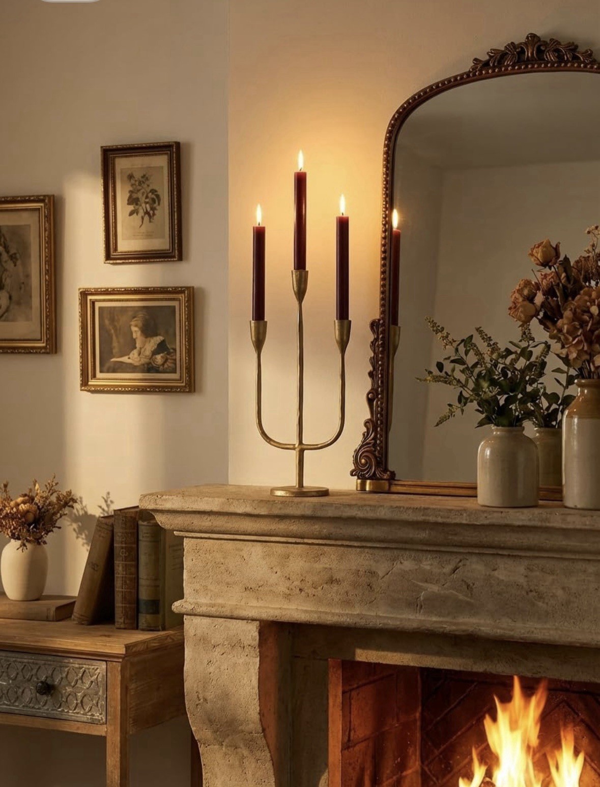 Candelabra Brass Candlestick Holders: Gold Taper Candle Holders Metal Tall