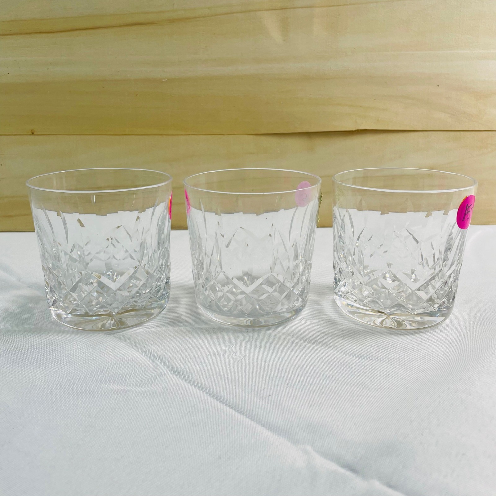 Waterford Crystal Connoisseur 7.5 oz Tumbler Set of 3 Irish Whiskey Glasses