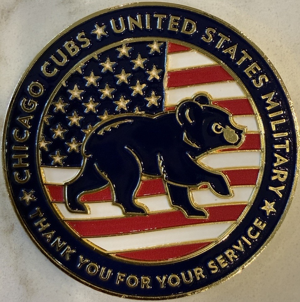 2026 Chicago Cubs First Responders Challenge Coin