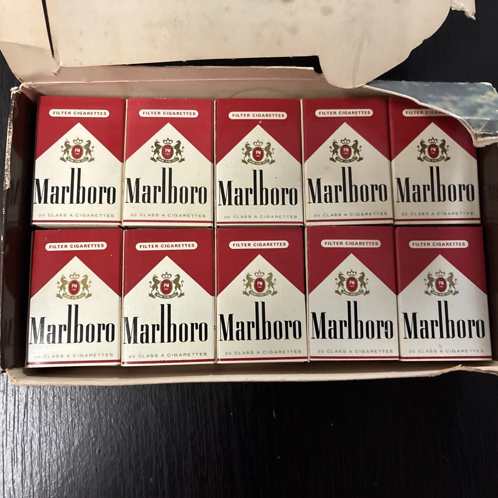 Vintage Marlboro Matchboxes– 20 Full Packs of Matchboxes – Collectible Unused