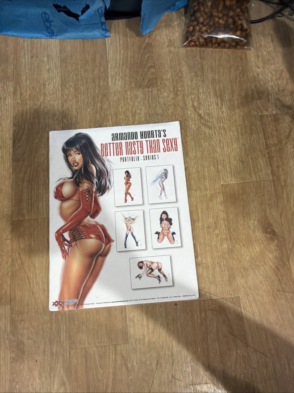 Armando Huerta's Better Nasty Than Sexy Portfolio 1 (2003)  5 Pinups. All NM New