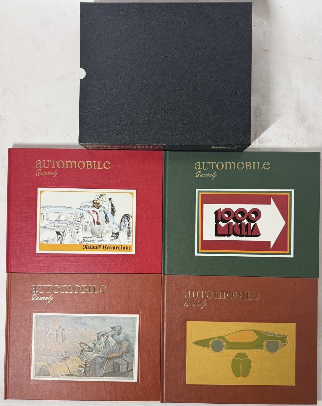 Automobile Quarterly Volume 7 Lot 4 Issues Vol 7 No 1 2 4 8 with Slipcase