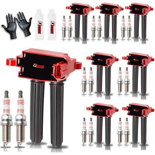 Upgraded 8x Ignition Coil Pack and 16x Iridium Spark Plug for 5.7L V8 HEMI