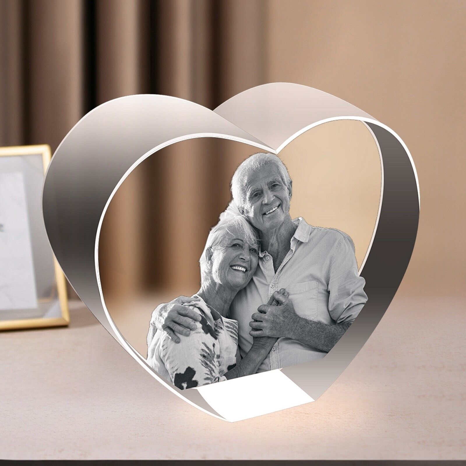 Personalized 3D Crystal Photo Gift For Birthday Anniversary Mother's Day Gifts