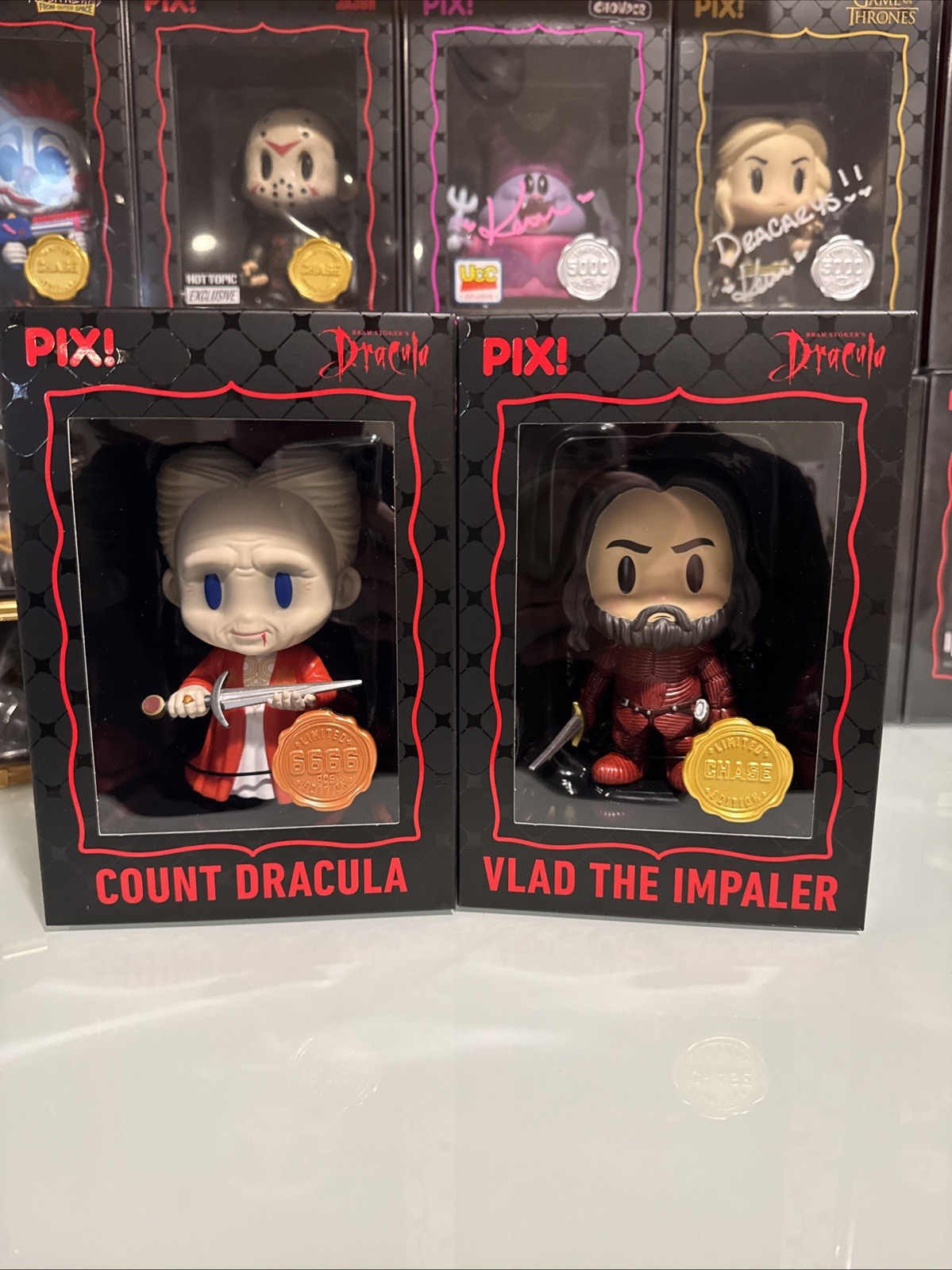 Thrilljoy PIX Count Dracula Hero & Vlad The Impaler Chase Set