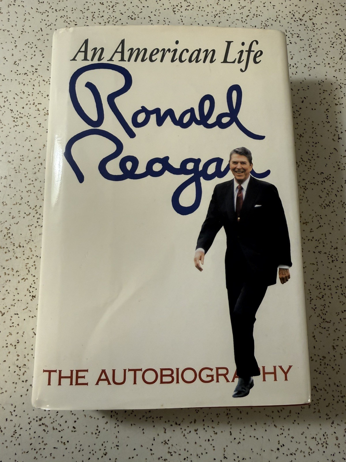 Ronald Reagan An American Life Autobiography 1990 Hardcover Signed Autograph