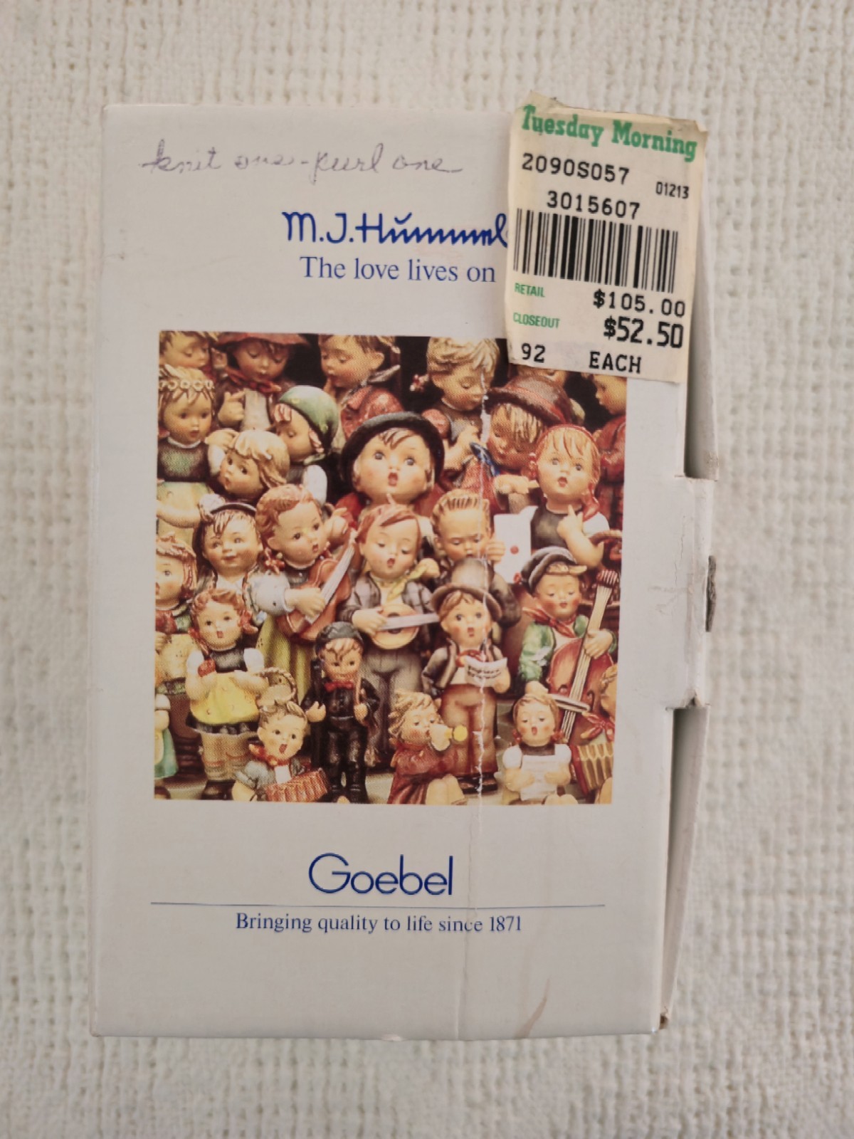 HUMMEL 432 KNIT ONE PURL ONE figurine mint in box - #720 - 3\
