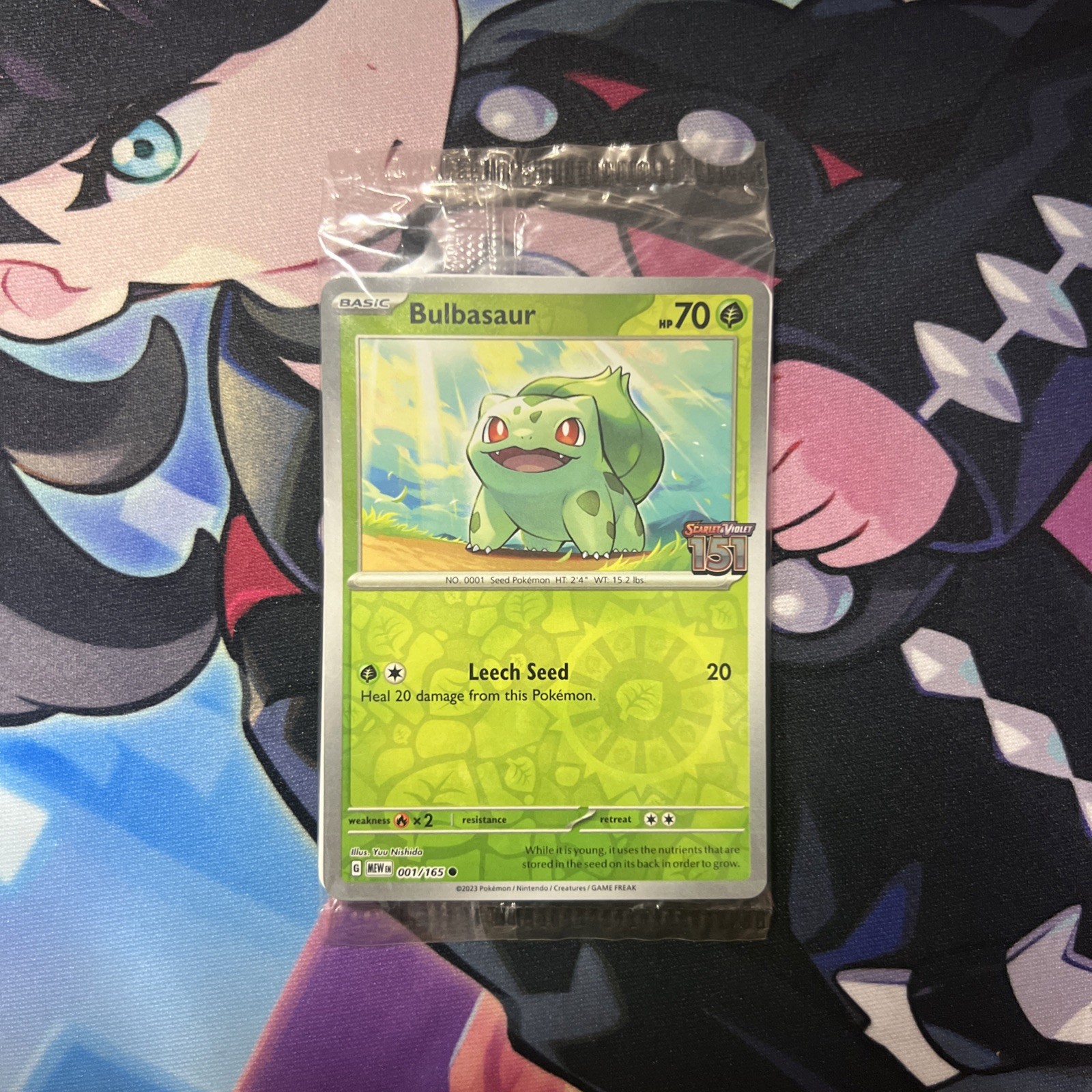 Pokemon TCG Card Bulbasaur 001/165 S&V 151  Best Buy Promo - Sealed