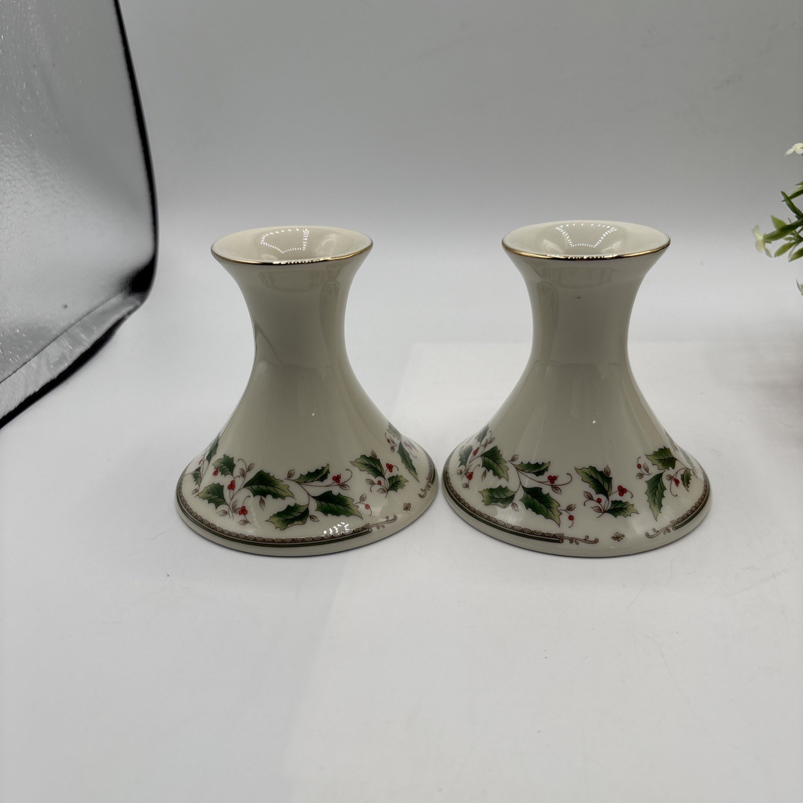 Vtg Royal Limited Holly Holiday China 4\