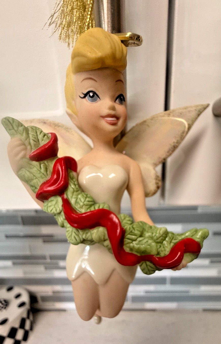 Lenox Disney 2014 Tinkerbell Ornament Figurine Pixie Trimmings With Tink NEW