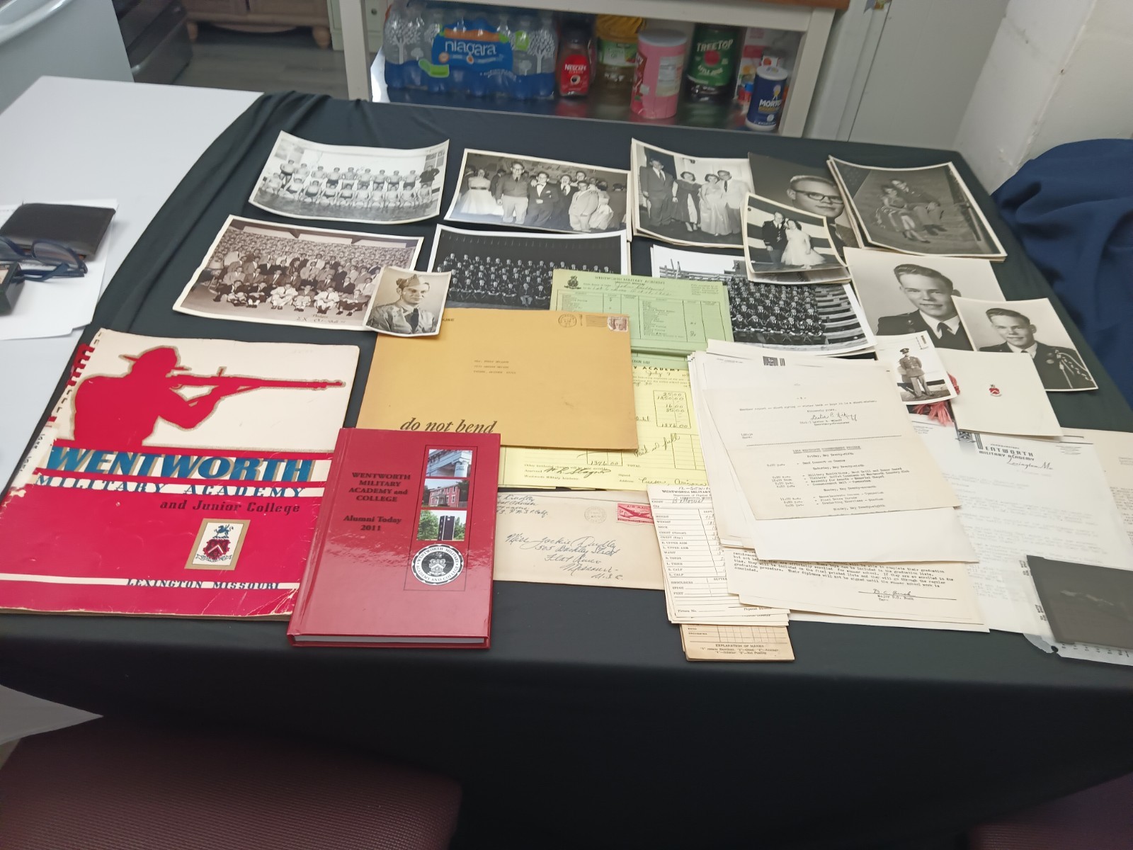 WENTWORTH MILITARY ACADEMY & JUNIOR COLLEGE 1955-56 lot of pics and other