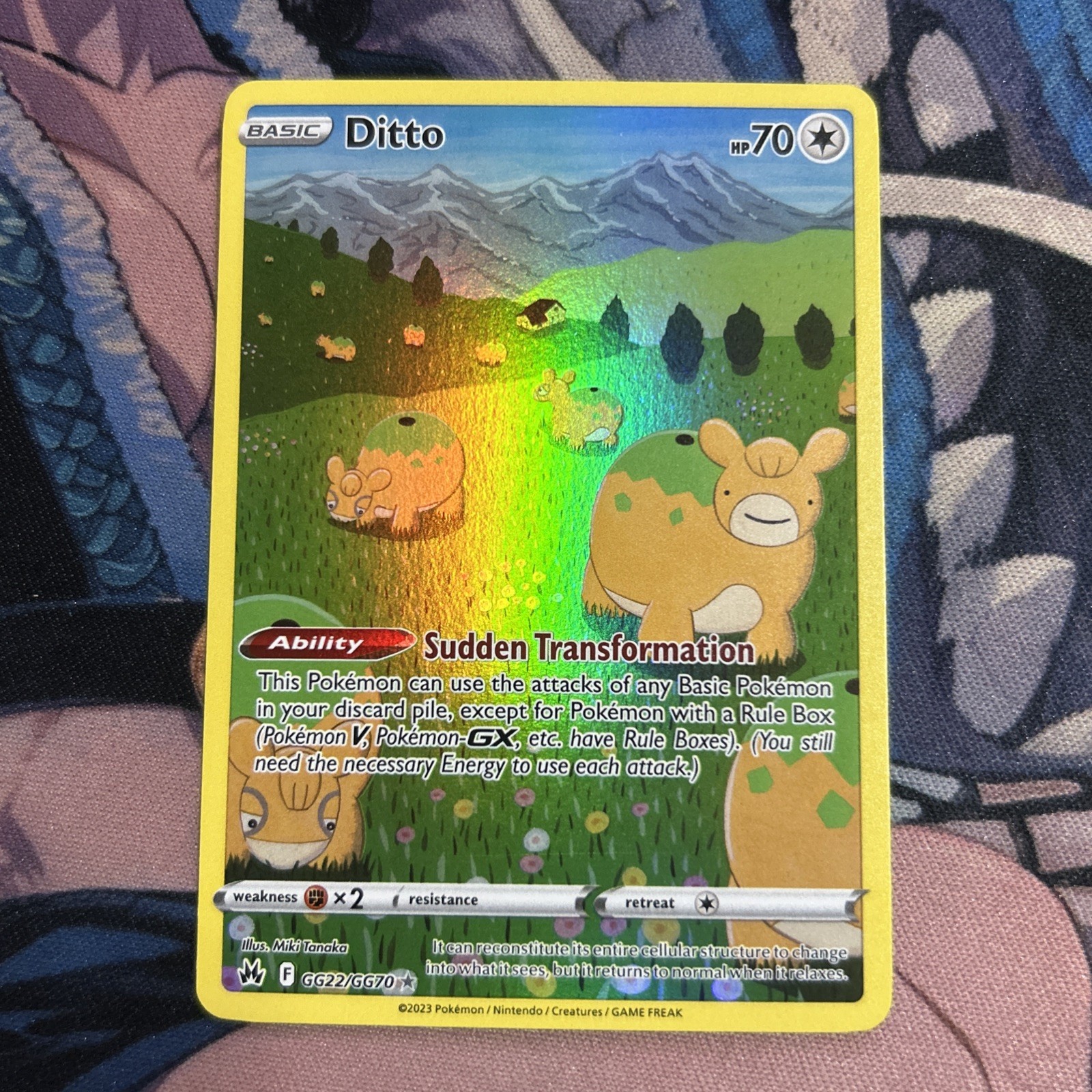 Pokémon TCG Ditto - Crown Zenith-Galarian Gallery GG22/GG70 NM 
