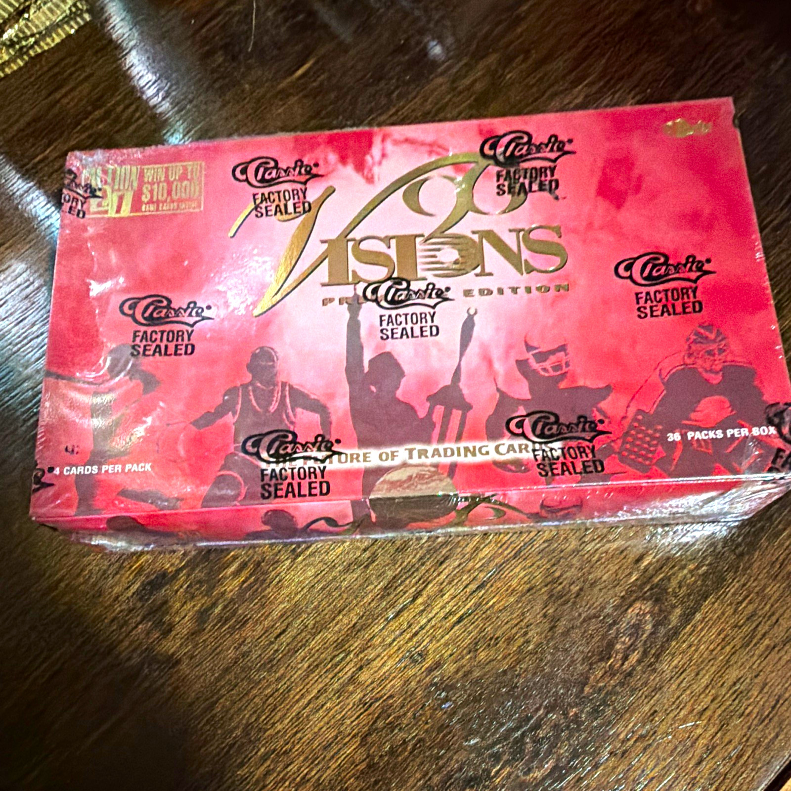 1996 Classic Visions Premiere Edition Sealed Box - 5 sports -36 Packs 144 Cards 