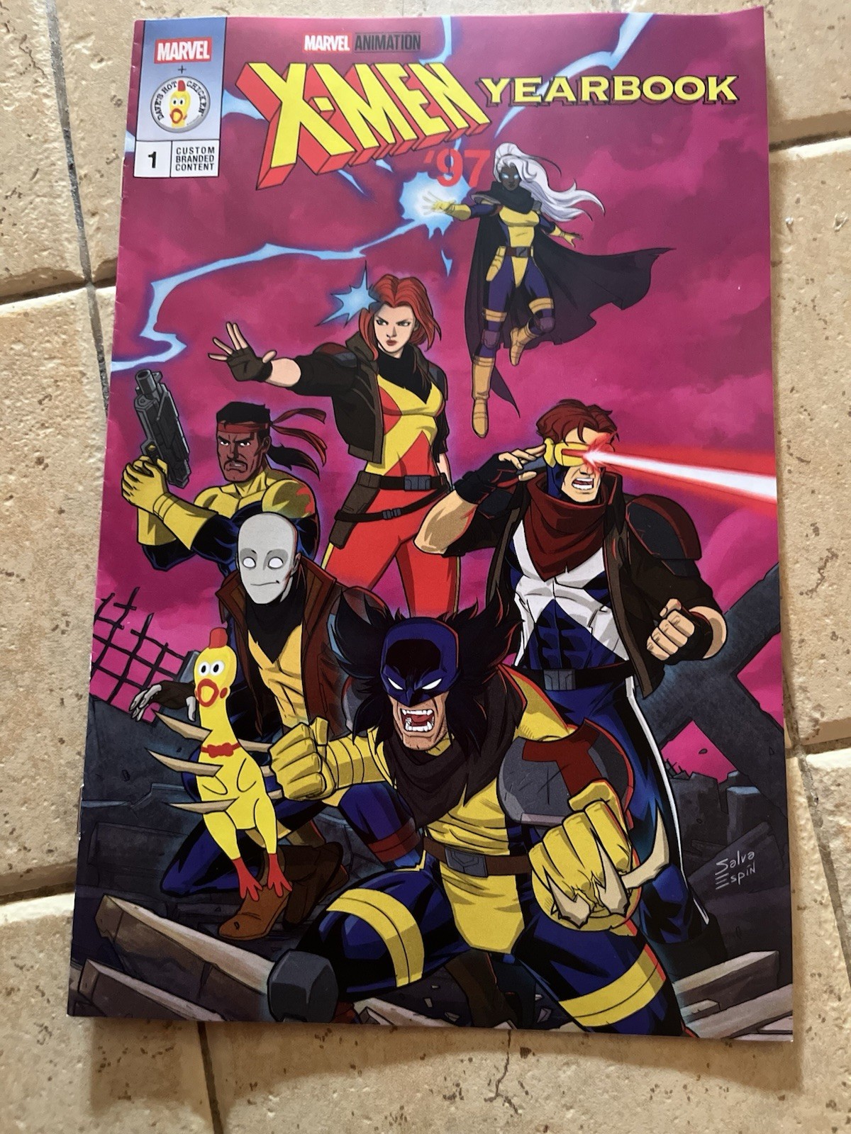 DAVE\'S HOT CHICKEN XMEN COMIC CHICKEN New Limited Comic Bagged And Boarded