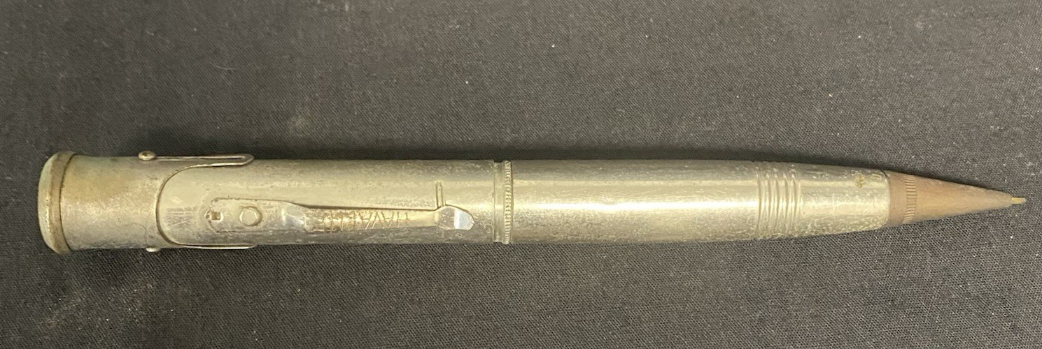 Stevenson Havalite 1930s Vtg Pencil Cigarette Lighter La France Shoe Polish Ad
