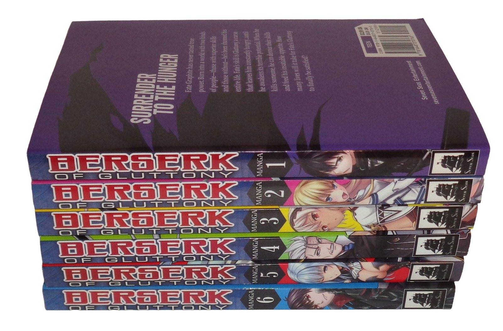 Berserk of Gluttony ENGLISH MANGA - Volumes 1 - 6 - ICHIKA TAKINO