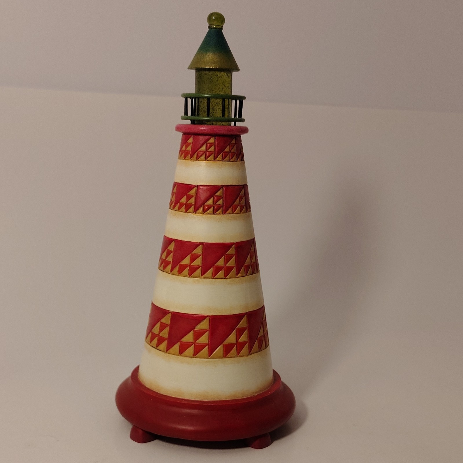 Jim Shore Shorelights Courageous Beacon Lighthouse Resin Figurine 2003 Boxed