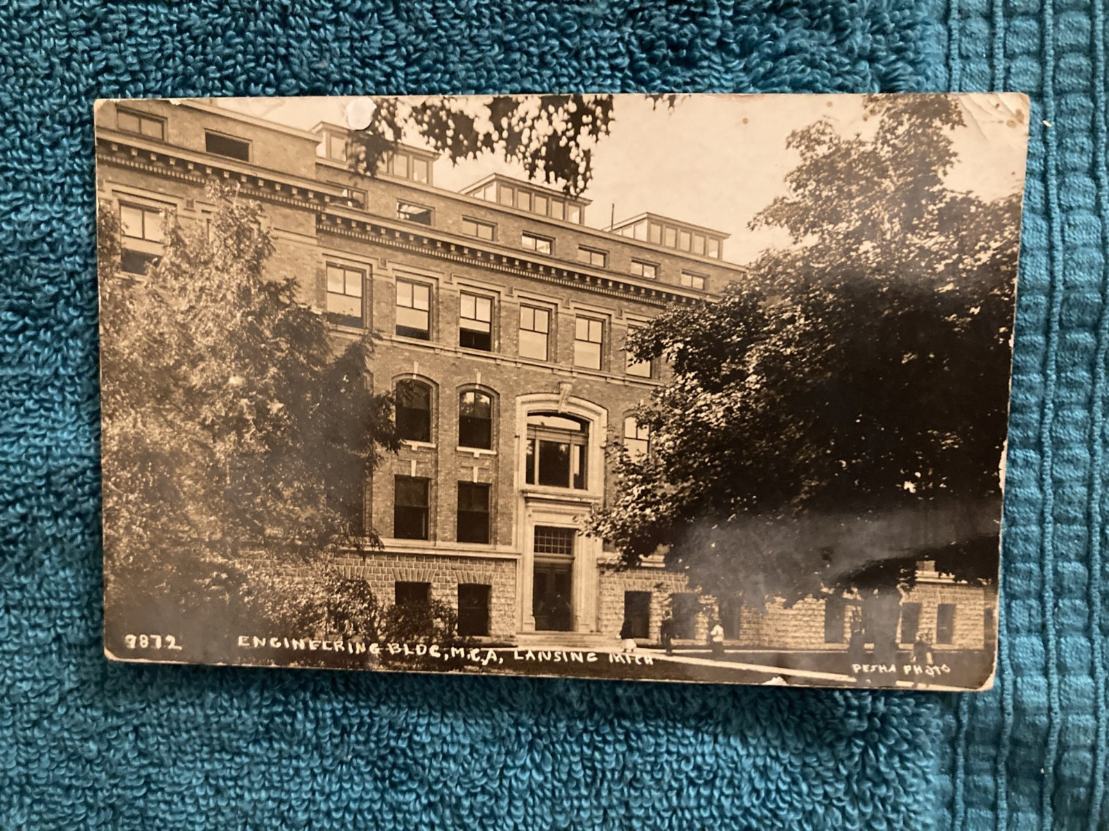 RPPC Engineer Building Lansing Michigan Posted c1910 William Birmingham Alma Mi
