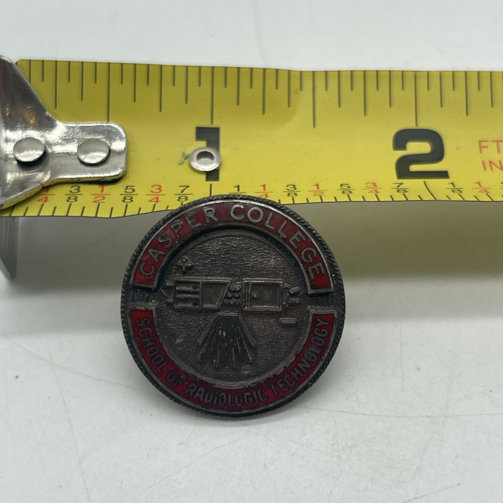 Vintage Casper College School Of Radiologic Technology Pin Sterling Silver