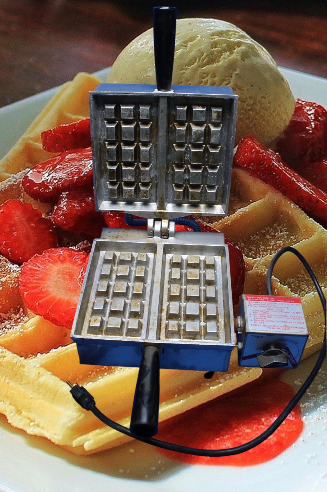 Belgian Chef Waffle model 400 Commercial Food Concession trailer business