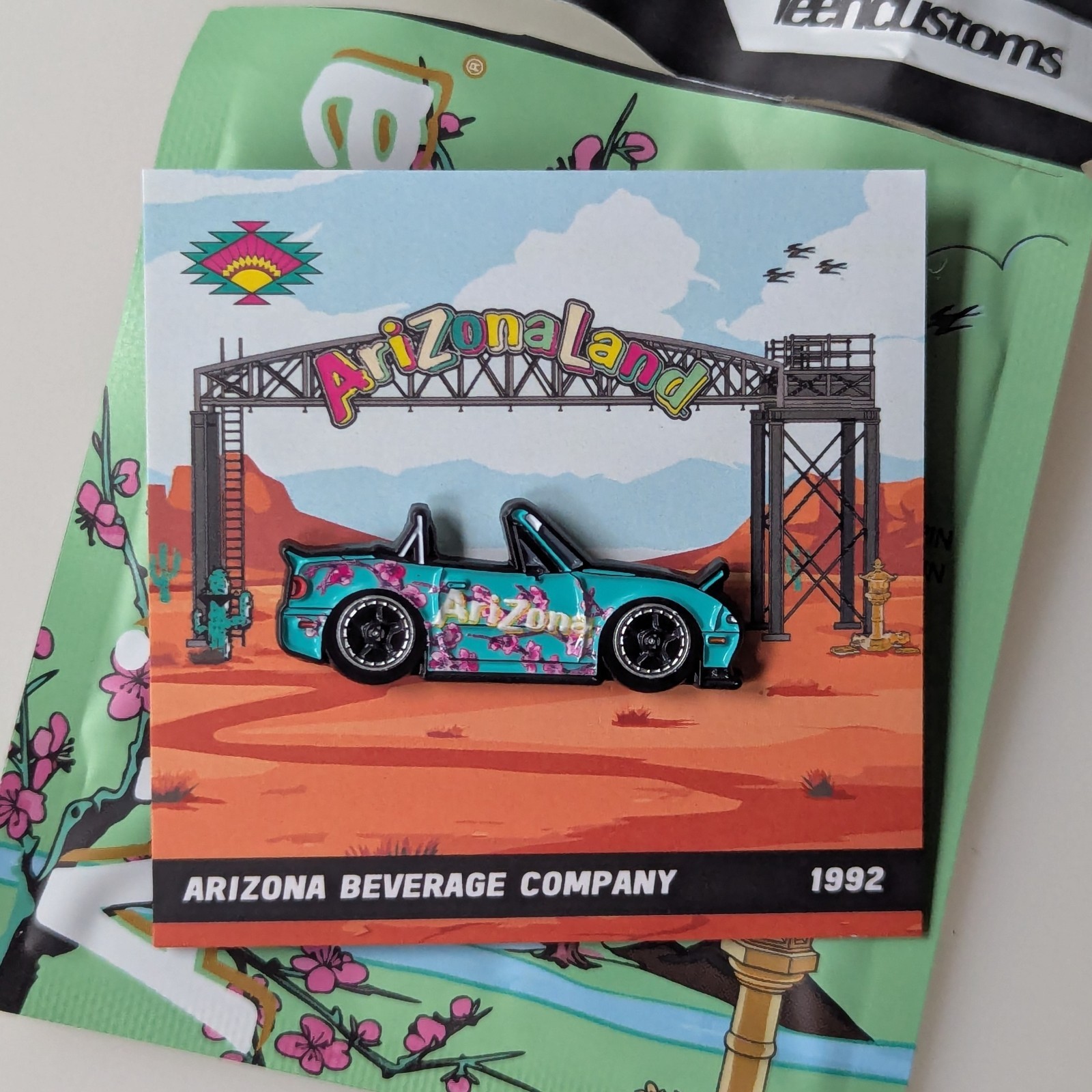 Arizona Leen Customs 1992 Mazda Miata MX-5 pin *read*
