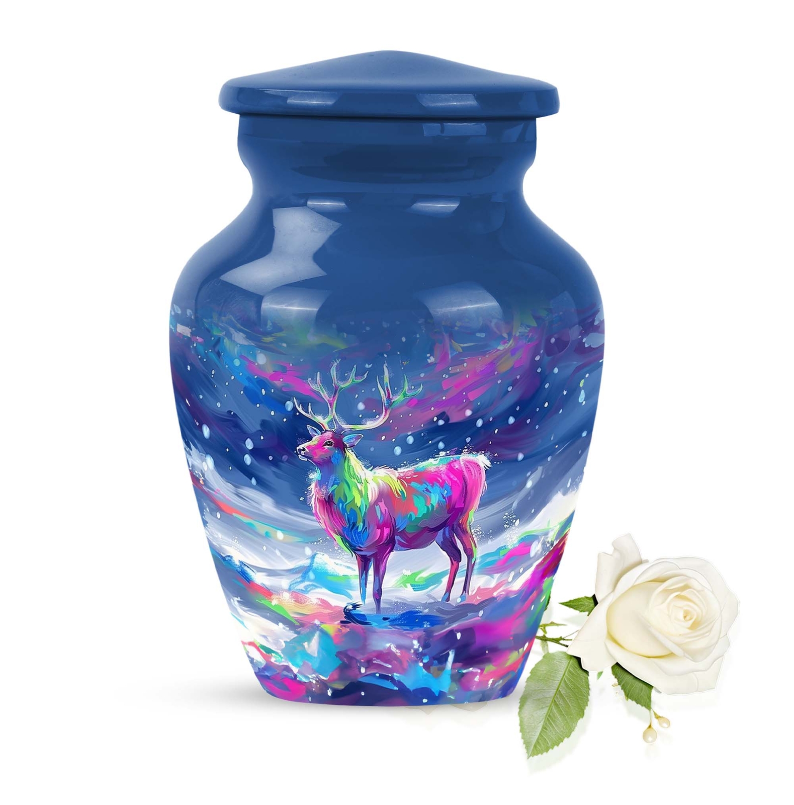 Moose Walking Small Cremation Urns For Human Ashes 3 Inch Urns For Adult Ashes