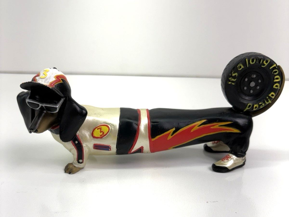 Westland Hot Diggity Dog Race Car NASCAR Speedway Weiner Dachshund Racecar Tire