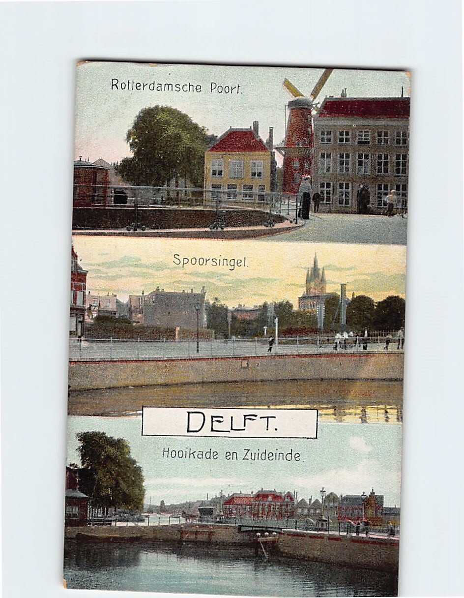 Postcard Delft, Netherlands
