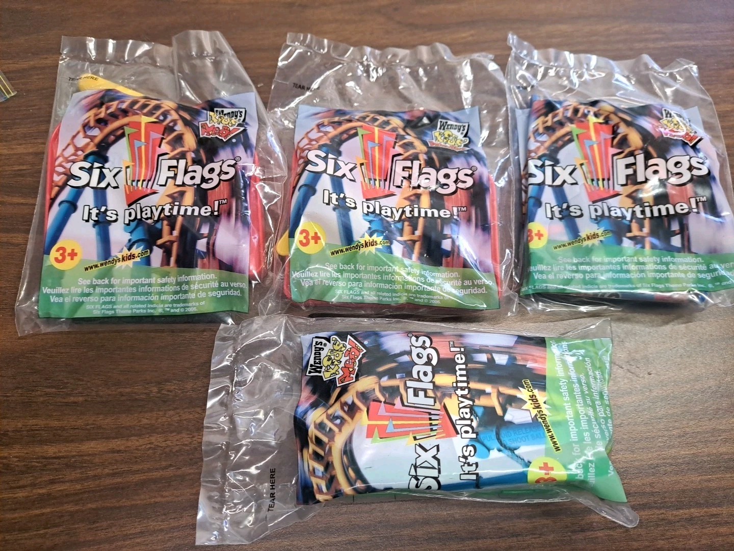 Wendys Six Flags Toys
