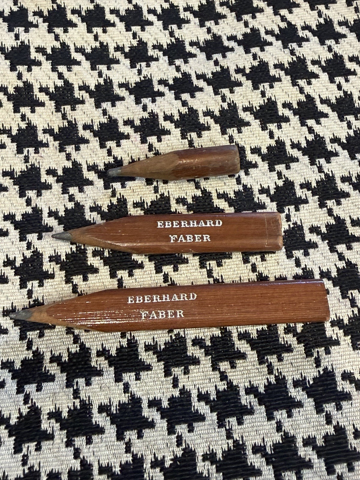 VTG Eberhard Faber Mini Scoring Pencils Lot 3 Golf Bridge Short Wood Pencil Thin