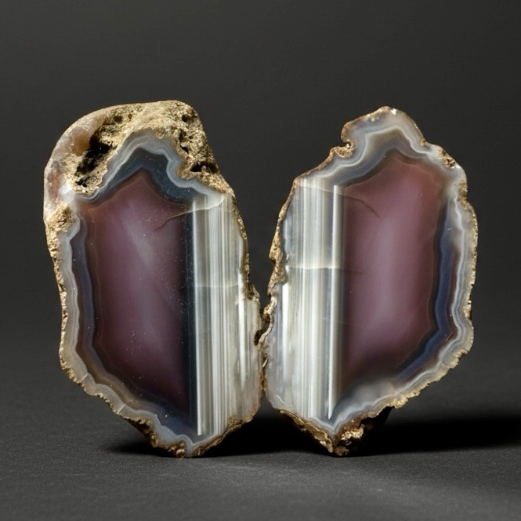 SEE VIDEO Gorgeous Pink Rose Swazi Waterline Agate Pair, Mozambique | High Grade