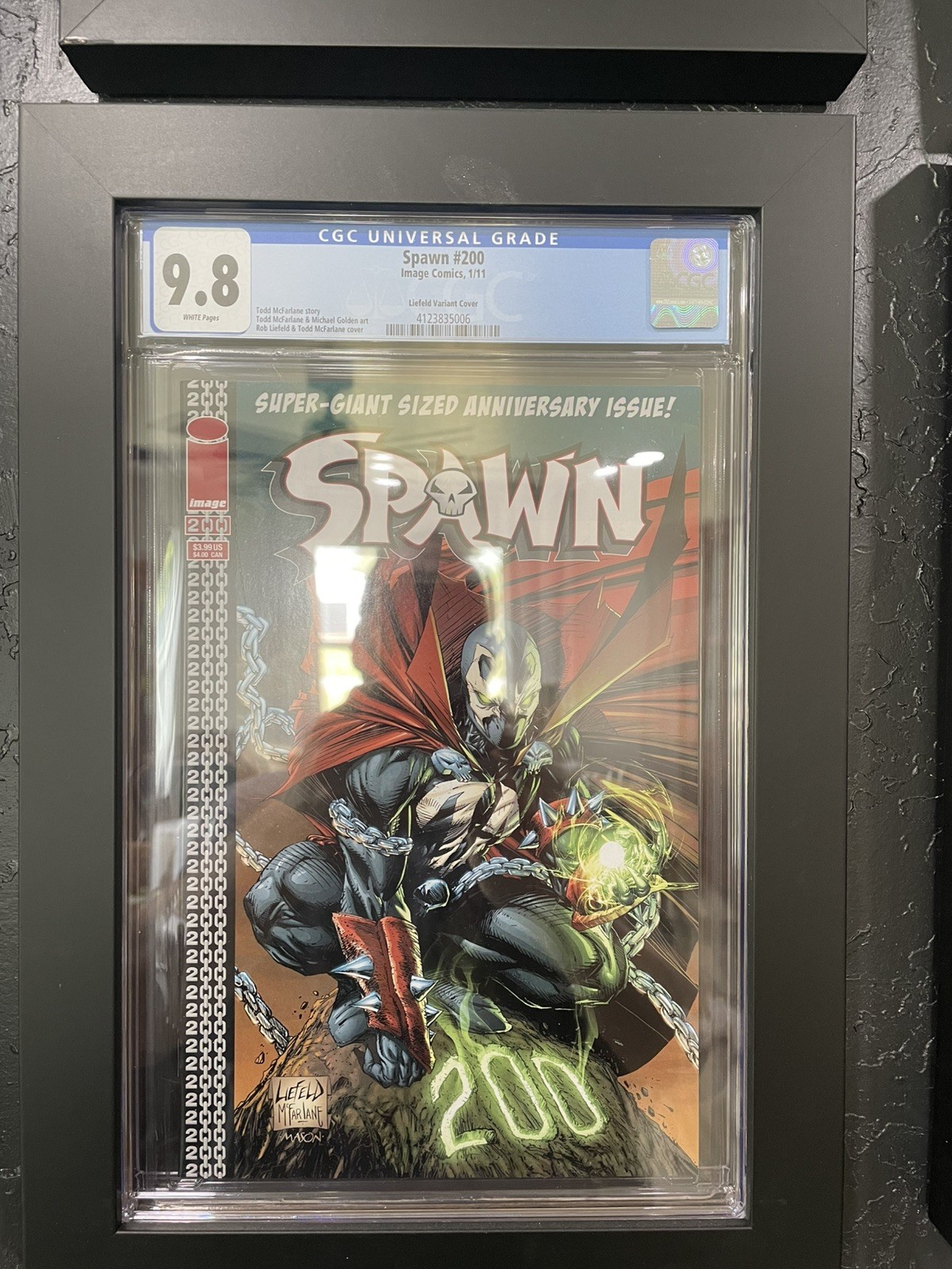 Spawn #200 Rob Liefeld & McFarlane Variant CGC 9.8 Image Comics 2011