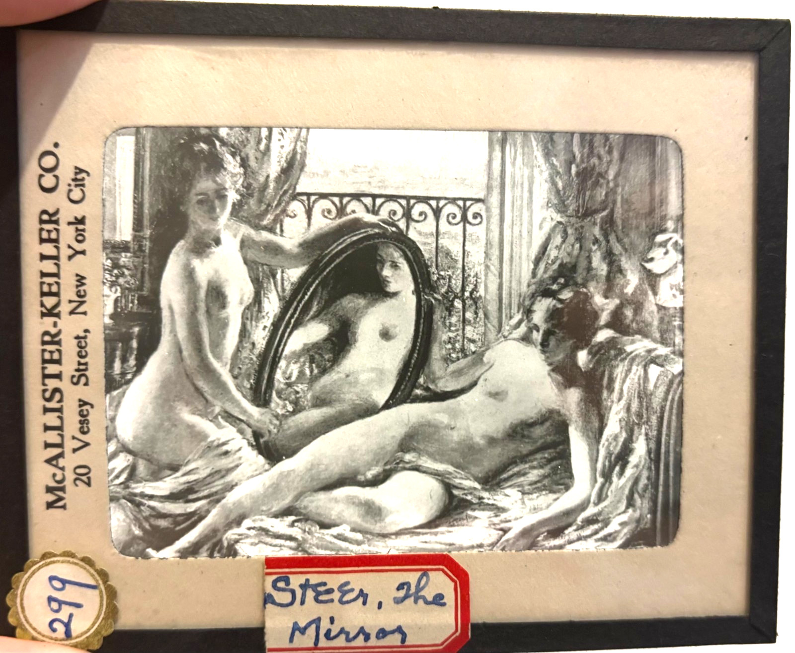 Vintage Glass Magic Lenten Slide 