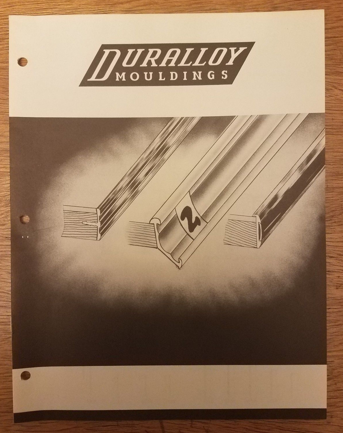 Vintage 1950s Duralloy Mouldings Lithographed Catalog & Price List