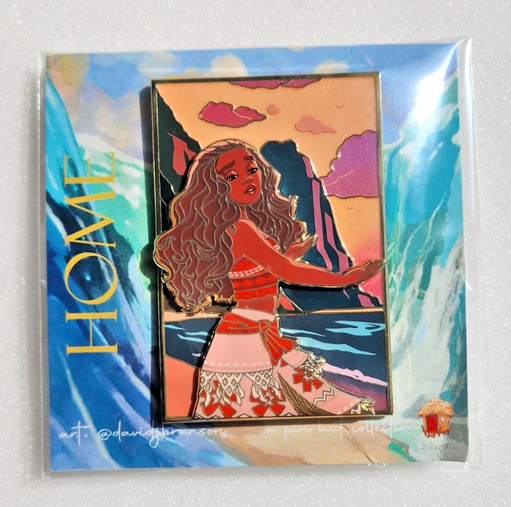 The Pin Hut Disney Inspired Moana Home LE 50 Pin on Pin Panel 1 of 3