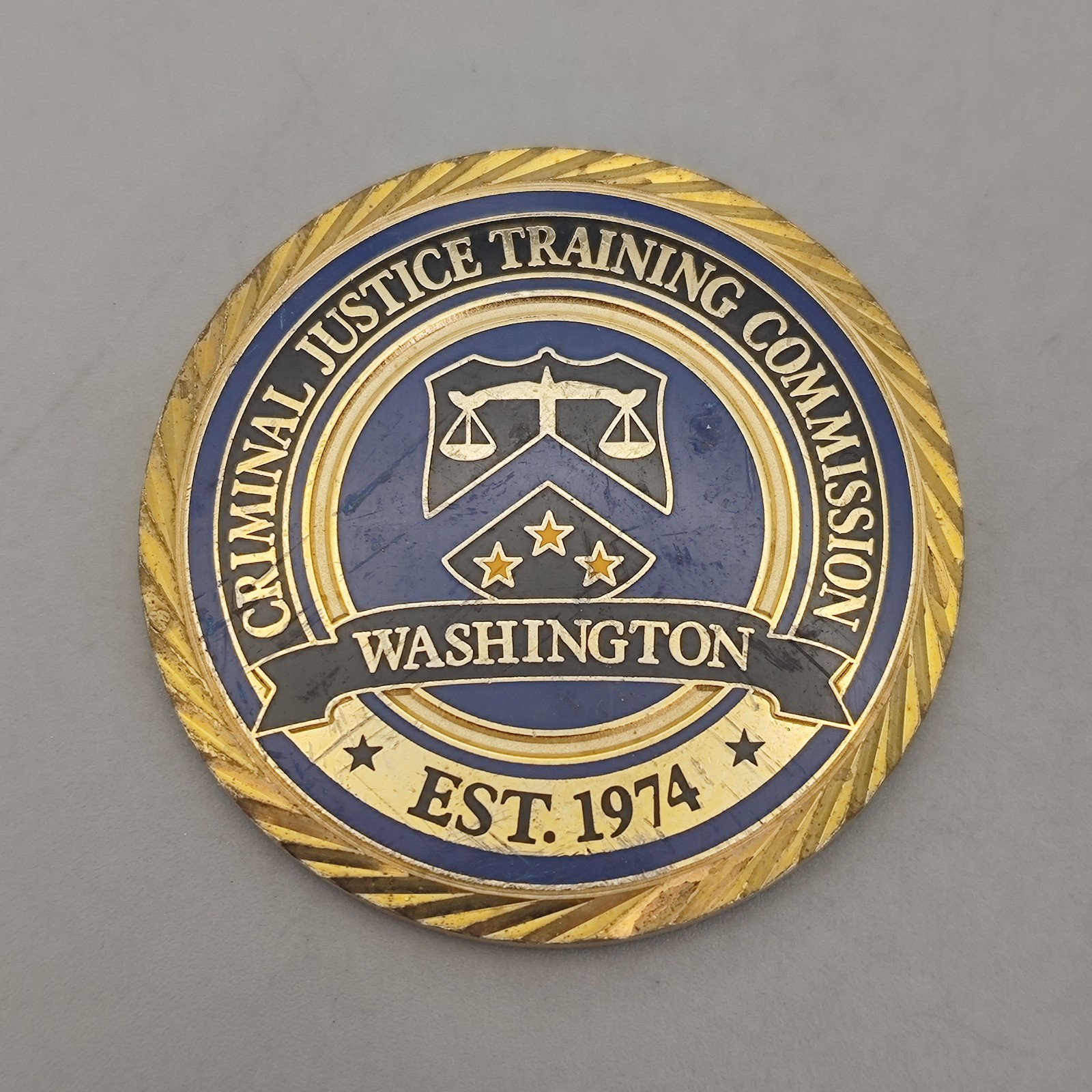 Washington Criminal Justice Training Commission Challenge Coin