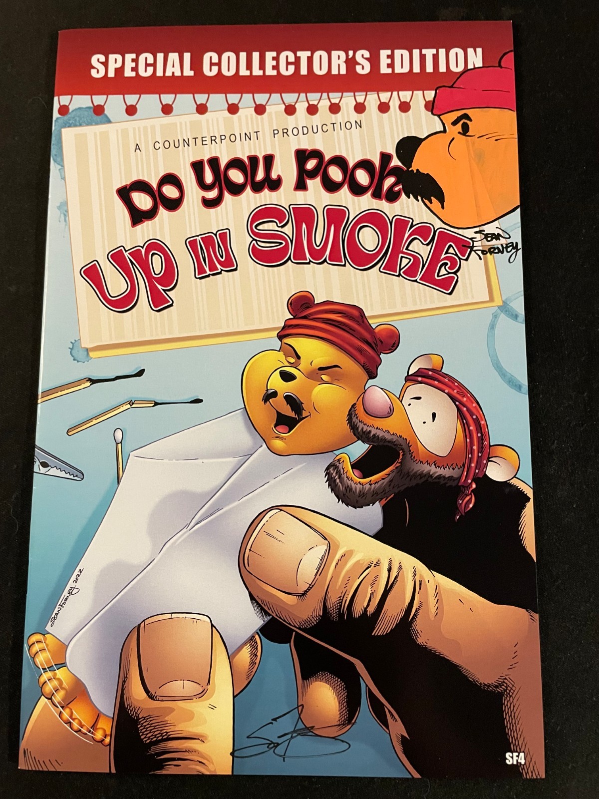 DO YOU POOH Up in Smoke Variant, Signed, SF4, VF Condition