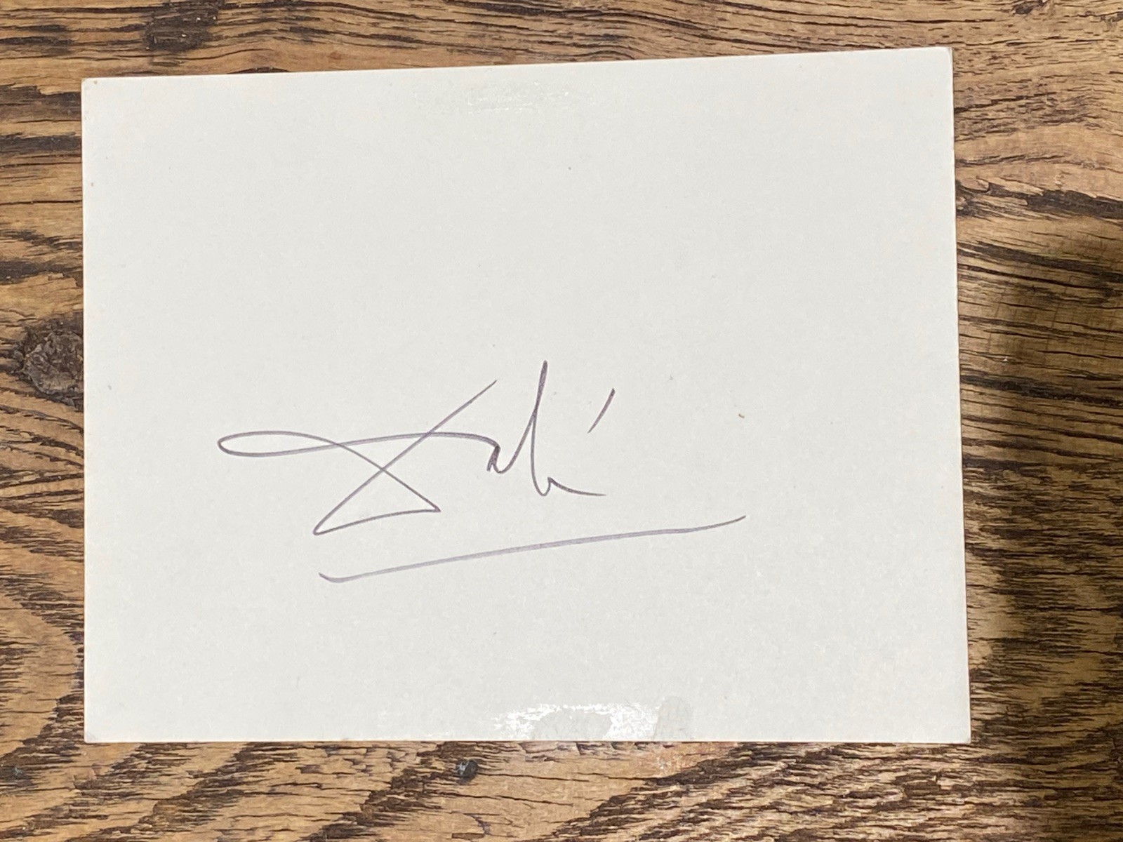 Salvador Dali Signed Autographed 4.0 X 5.5 Picture - Full JSA Letter