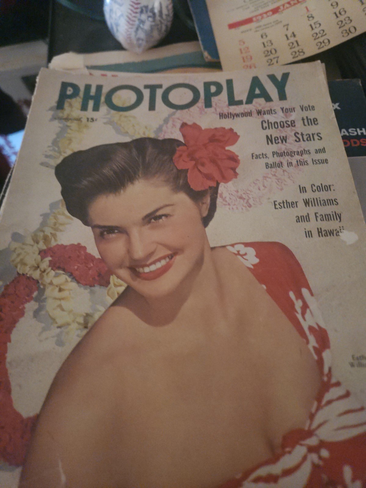 MAG: Photoplay 8/1950-Esther Williams-Lana Turner-Peter Lawford-Rhonda Flemin...