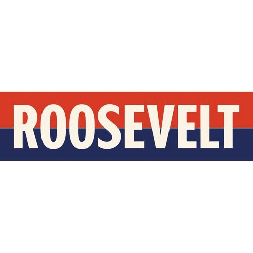 Franklin D Roosevelt FDR Replica President Campaign Bumper Sticker