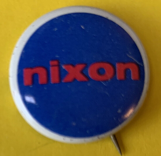 1968 Richard Nixon Vintage US Political button pin Campaign badge presidential