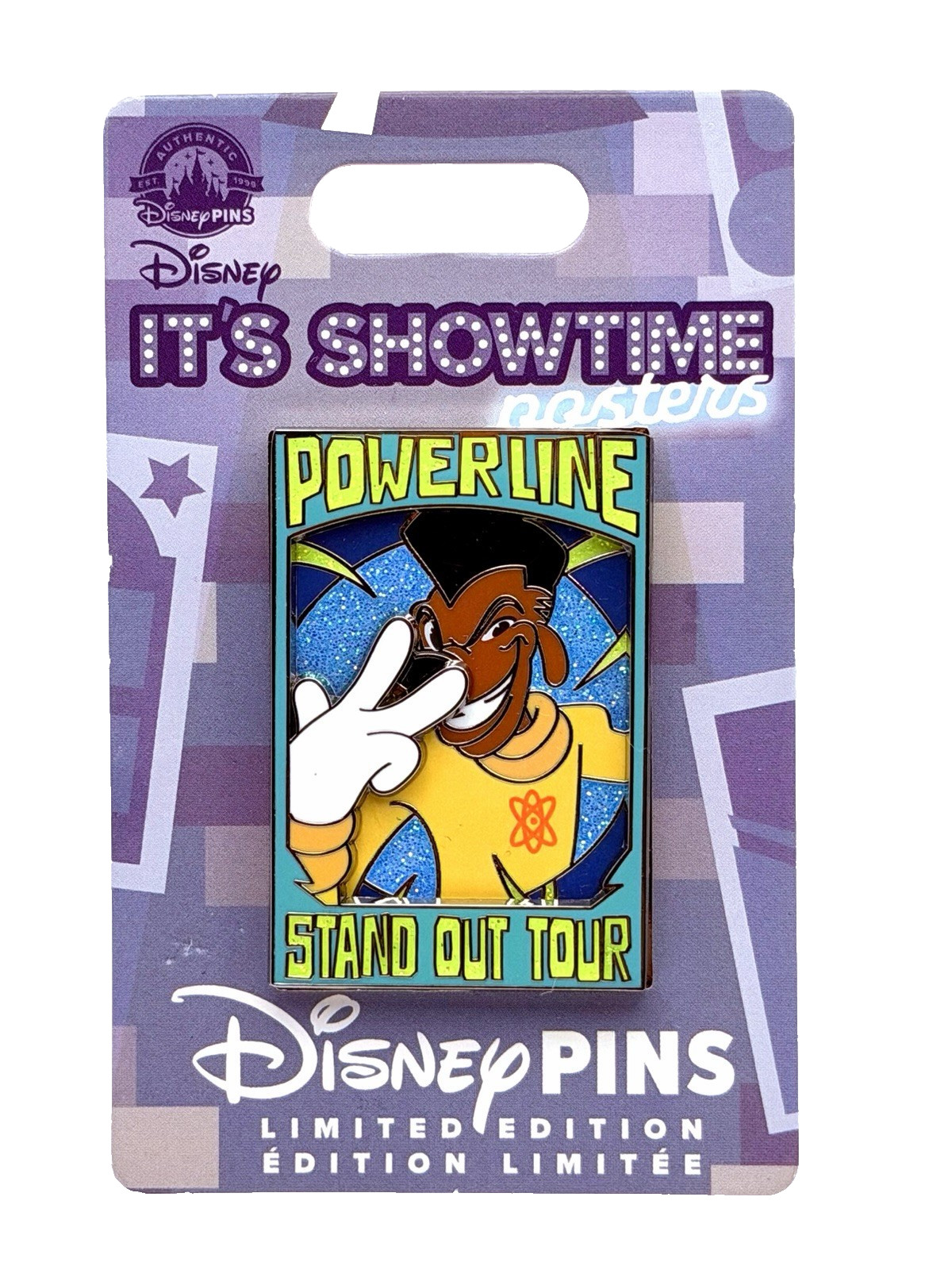 Disney Parks “It’s Showtime Posters” Monthly Pin Series 2024 Powerline LE 3000