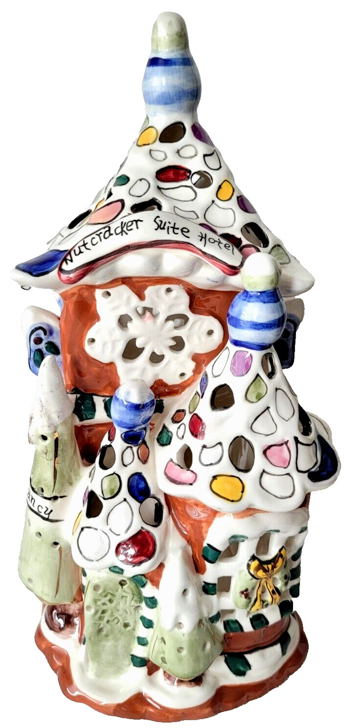 Blue Sky Clayworks Heather Goldminc - Nutcracker Suite Hotel Tealight Holder