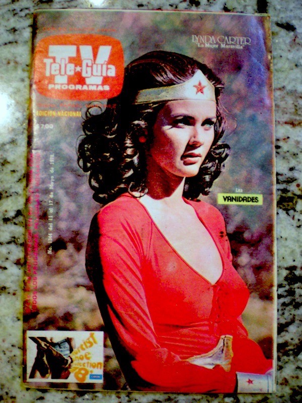 TV Guide 1978 Wonder Woman Lynda Carter International TV Guia EX/NM COA Rare 