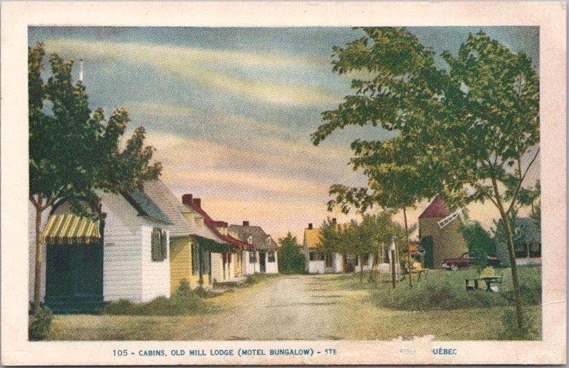 Ste Monique Des Saules, Quebec Canada Postcard 