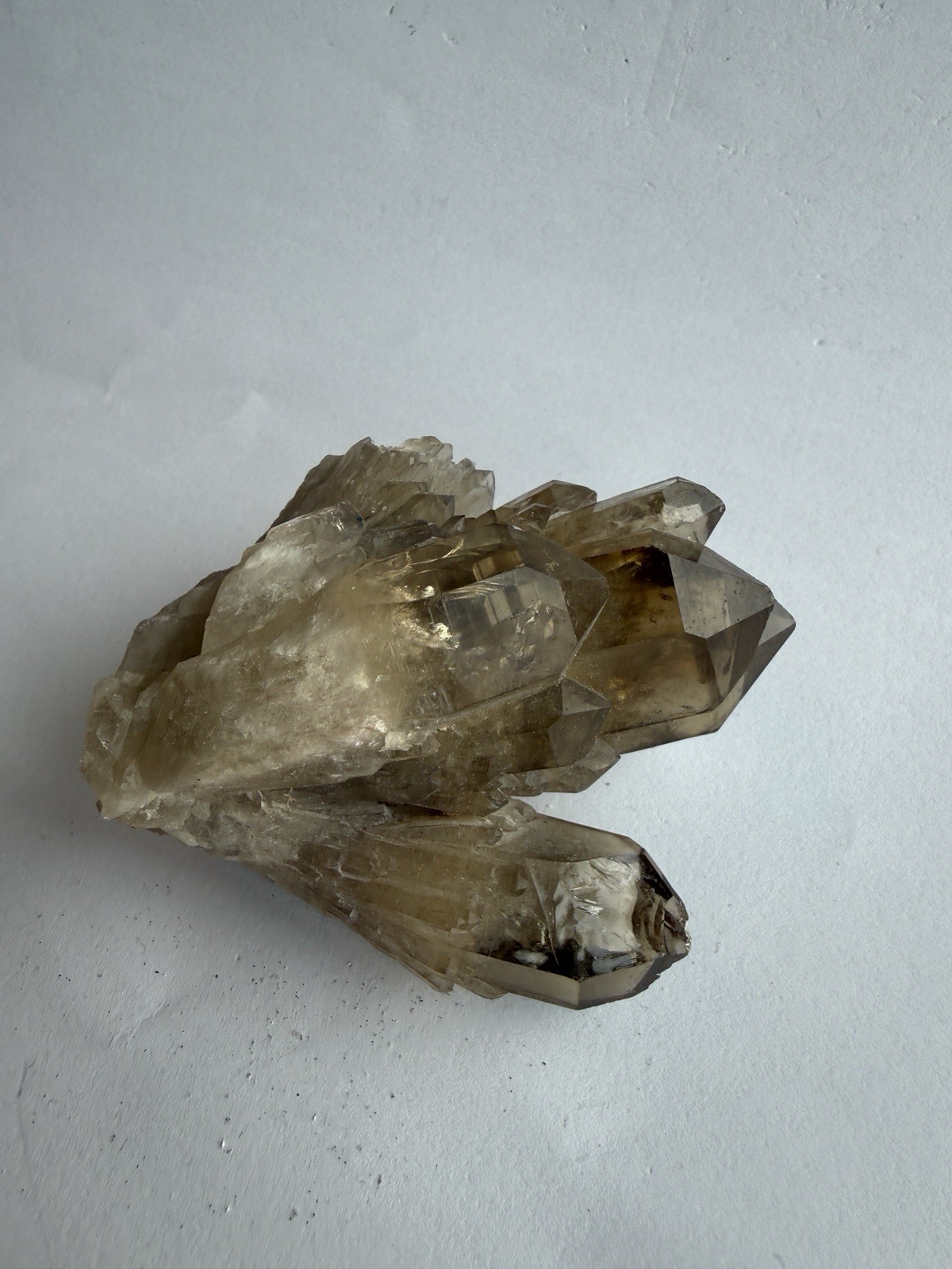 Natural Smoky Quartz Crystal Cluster 90g Raw Specimen Points Rough Healing