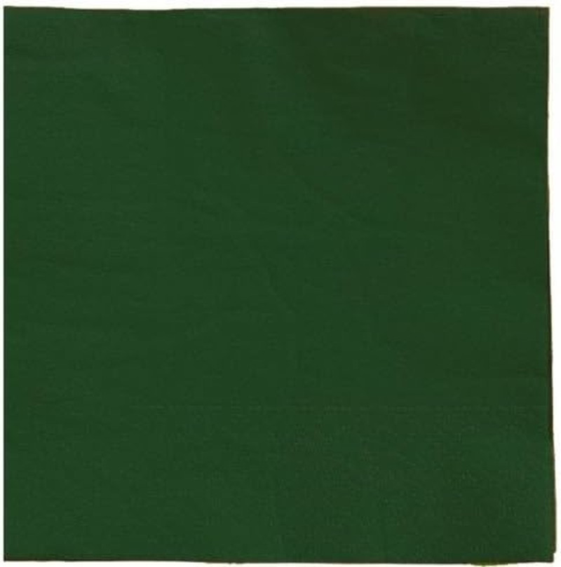 Dark Green Beverage Napkins (20)