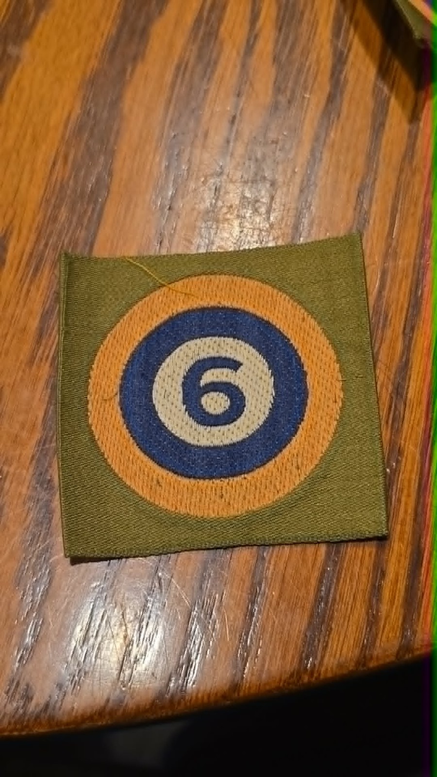 Original WW1 US Army 6th Areo Park Liberty Loan patch