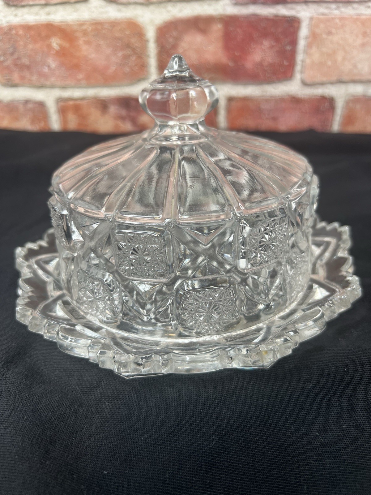 EAPG Westmoreland LACY DAISY Domed Butter/Tart/Small Cake Dish, 7